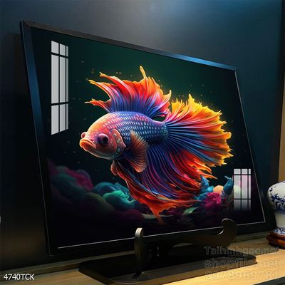 Tranh cá chép hoa sen cực đẹp