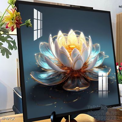 Tranh cá chép hoa sen cực đẹp