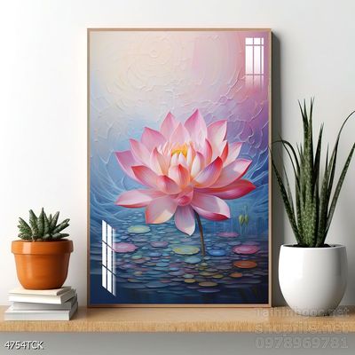 Tranh cá chép hoa sen đẹp mang nhiều ý nghĩa