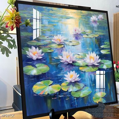 Tranh cá chép hoa sen cực đẹp