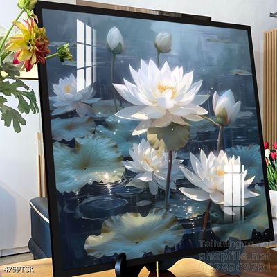 Tranh cá chép hoa sen treo tường mang nhiều ý nghĩa