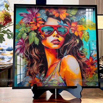 Tranh treo tường trang trí quán cà phê sang chảnh