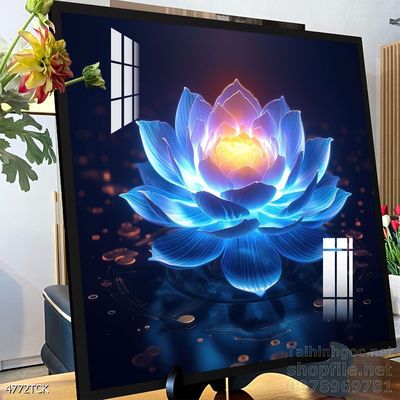 Tranh cá chép hoa sen đẹp mang nhiều ý nghĩa