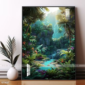 Tranh decor trang trí quán cà phê, trà sữa, trà chanh