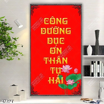 Tranh thư pháp treo tường