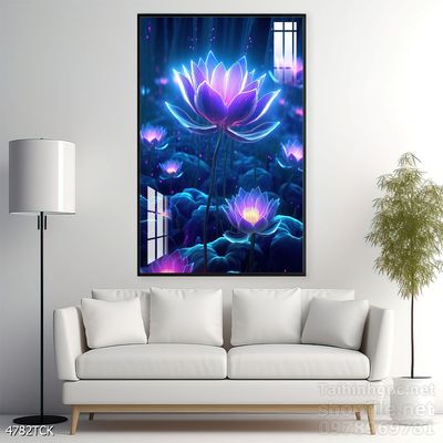 Tranh cá chép hoa sen