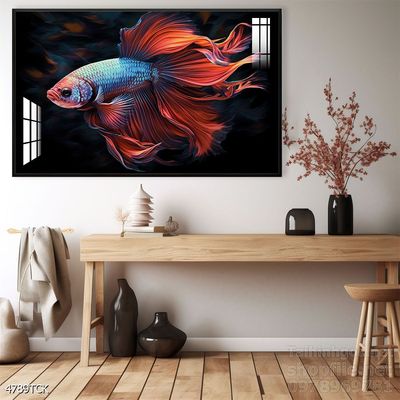 Tranh cá chép hoa sen đẹp mang nhiều ý nghĩa