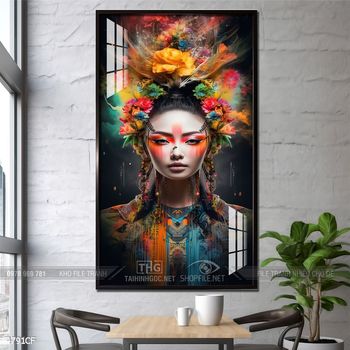 Tranh treo tường quán cafe, trà sữa đầy nghệ thuật