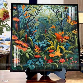 Tranh ly cafe trang trí quán coffee đẹp