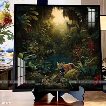 Tranh decor trang trí quán cà phê, trà sữa, trà chanh