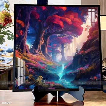 Tranh trang trí quán cafe, quán nước hiện đại