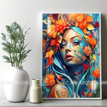 Tranh treo tường quán cafe, trà sữa đầy nghệ thuật