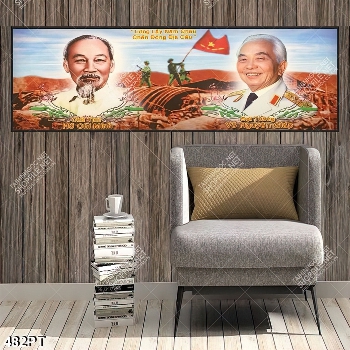 Tranh cổ động HỒ CHÍNH MINH và VÕ NGUYÊN GIÁP Tranh cổ động HỒ CHÍNH MINH và VÕ NGUYÊN GIÁP