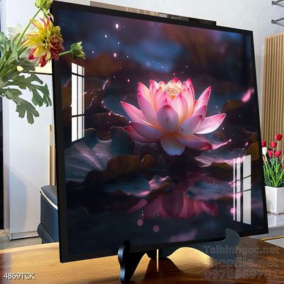 Tranh cá chép hoa sen đẹp mang nhiều ý nghĩa