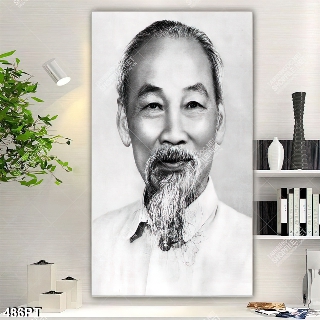 Tranh chân dung HỒ CHÍ MINH chất lượng cao Tranh chân dung HỒ CHÍ MINH chất lượng cao