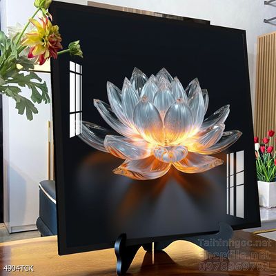 Tranh cá chép hoa sen đẹp mang nhiều ý nghĩa