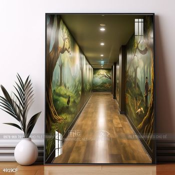 Tranh cà phê đẹp ấn tượng