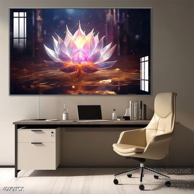 Tranh cá chép hoa sen cực đẹp