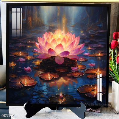 Tranh cá chép hoa sen treo tường mang nhiều ý nghĩa