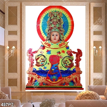 Tranh thờ tượng Bà Chúa Xứ file gốc