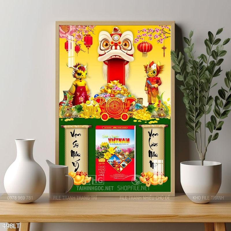 File tranh lịch Tết