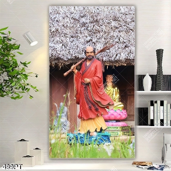 Tranh thờ Tổ Đạt Ma chất lượng cao