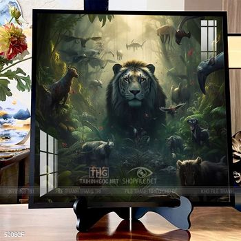 Tranh trang trí quán cafe, quán nước hiện đại