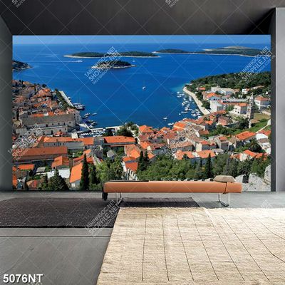 Tranh thành phố ven biển