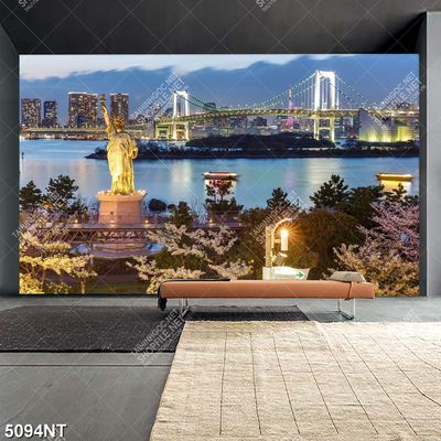 Tranh phố lên đèn