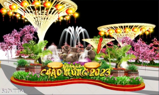 Tranh chào xuân 2023