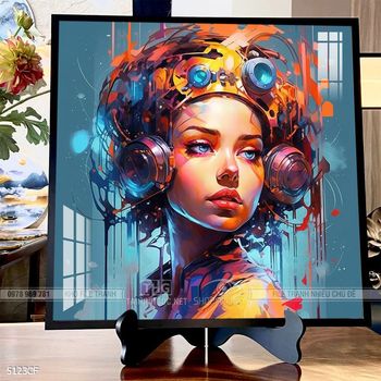 Tranh treo tường trang trí quán cà phê sang chảnh