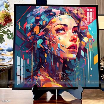 Tranh ly cafe trang trí quán coffee đẹp