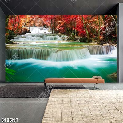 Tranh thác nước mùa thu