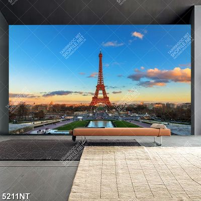 Tranh tháp eiffel nước Pháp