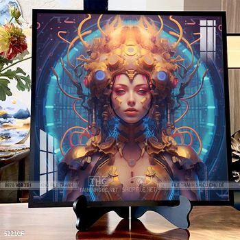 Tranh treo tường quán cafe, trà sữa đầy nghệ thuật