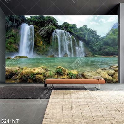 Tranh thác nước đẹp