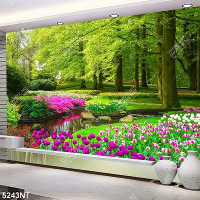 Tranh công viên đẹp file psd