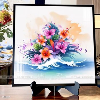 Tranh decor trang trí quán cà phê, trà sữa, trà chanh