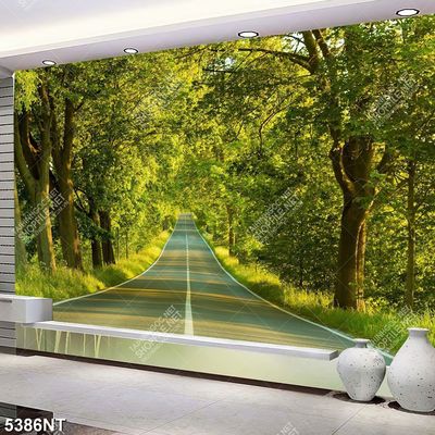 Tranh con đường đẹp