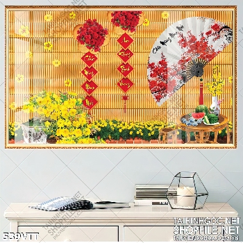 File In hoa mai vàng câu đối đỏ chúc mừng năm mới File In hoa mai vàng câu đối đỏ chúc mừng năm mới