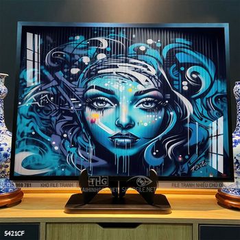 Tranh treo tường quán cafe, trà sữa đầy nghệ thuật