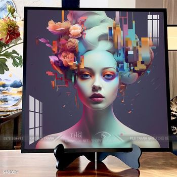 Tranh treo tường quán cafe, trà sữa đầy nghệ thuật