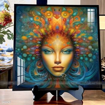 Tranh treo tường quán cafe, trà sữa đầy nghệ thuật