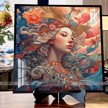 Tranh ly cafe trang trí quán coffee đẹp