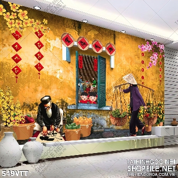 File In ông đồ cụ bà đi chợ ngày tết File In ông đồ cụ bà đi chợ ngày tết