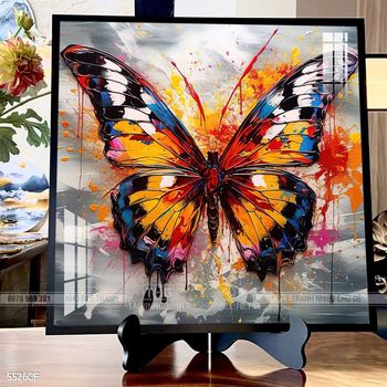 Tranh ly Cà Phê và hạt Cà Phê đẹp