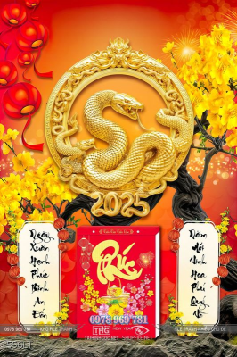 File Lịch Tết rắn vàng Ất Tỵ 2025