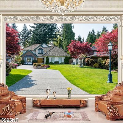 Tranh ngôi nhà yên bình