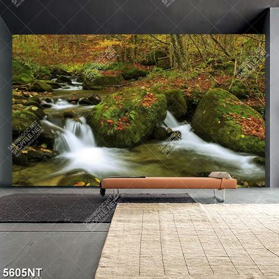 Tranh thác nước mùa thu