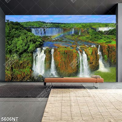 Tranh thác nước đẹp hùng vỹ